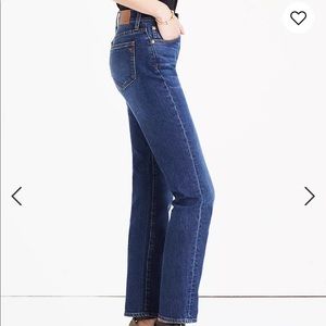 Madewell, Cruiser Straight Jeans. Size 28. Excellent condition.
